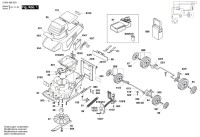Bosch 0 600 898 042 ARM 32 ACCU Lawnmower 230 V / GB Spare Parts ARM32ACCU